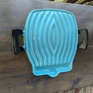 Vintage Tostador Le Creuset grill enameled cast iron design Raymond Loew